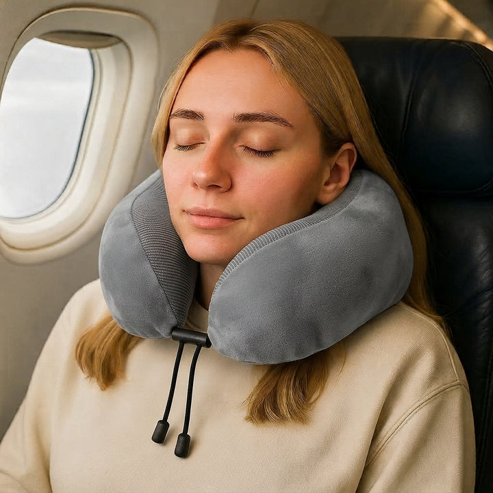 AirRest Memory Foam Travel Pillow