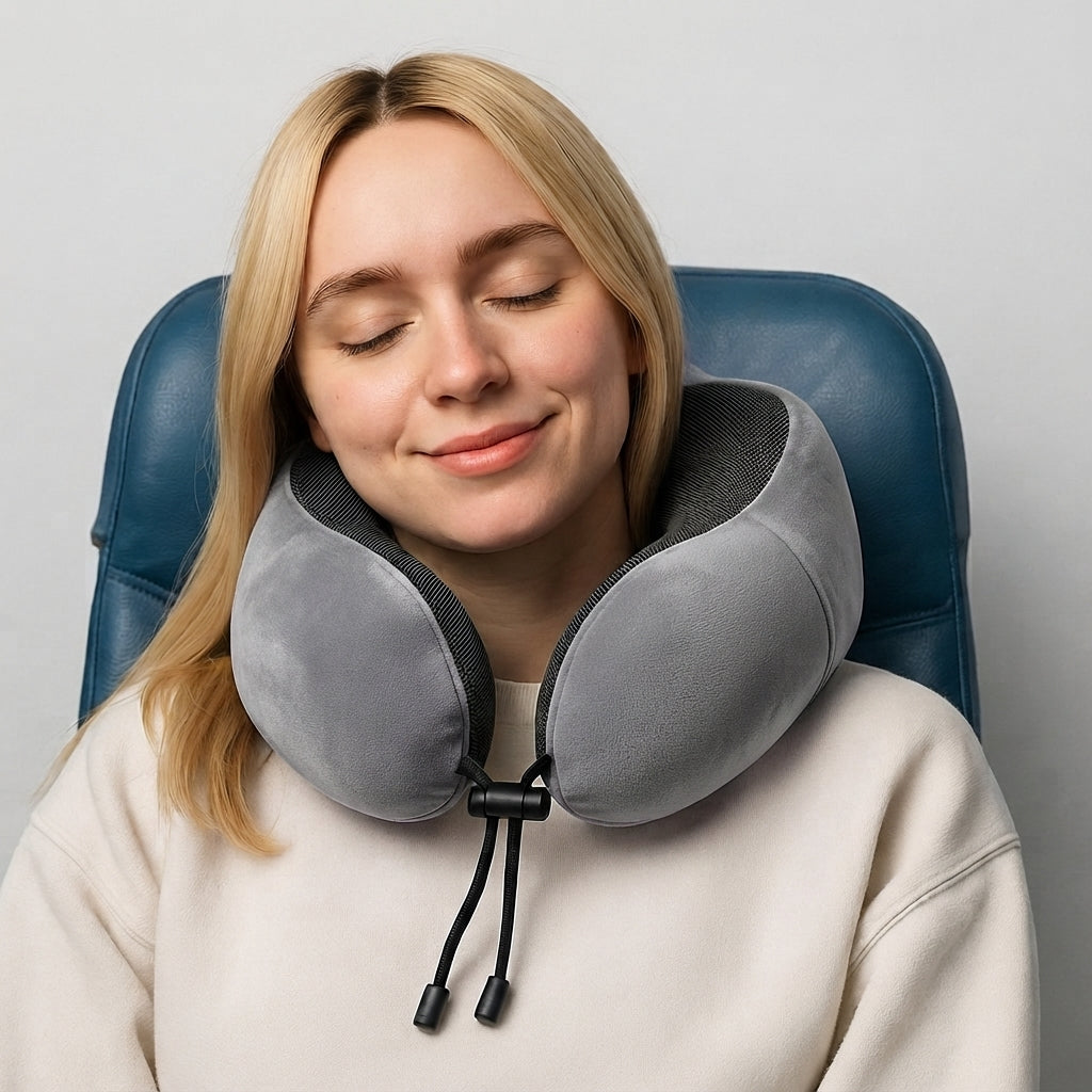AirRest Memory Foam Travel Pillow