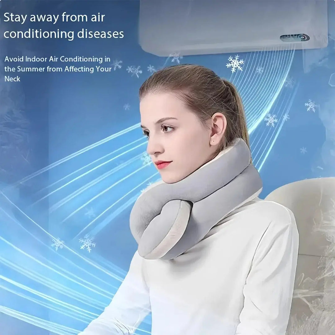 360-Degree Travel Pillow Kit with 3D Eye Mask, Earplugs and Storage Bag | Complete Travel Rest Kit | Travel Pillows
