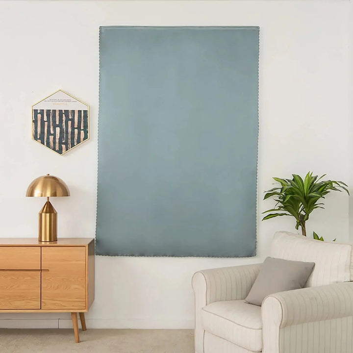 Self-Adhesive Blackout Curtain for Rentals, Dorms and Travel | Instant Darkness, No Drilling | Blackout Curtains