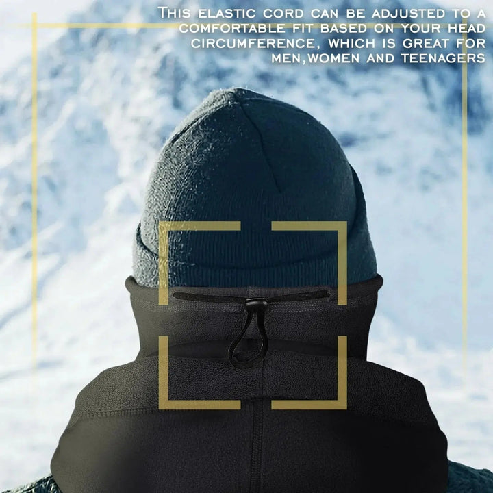 3-in-1 Windproof Winter Balaclava Cap with Integrated Face Mask and Warmer | Wind-Blocking Warmth for Winter Rides | Balaclavas