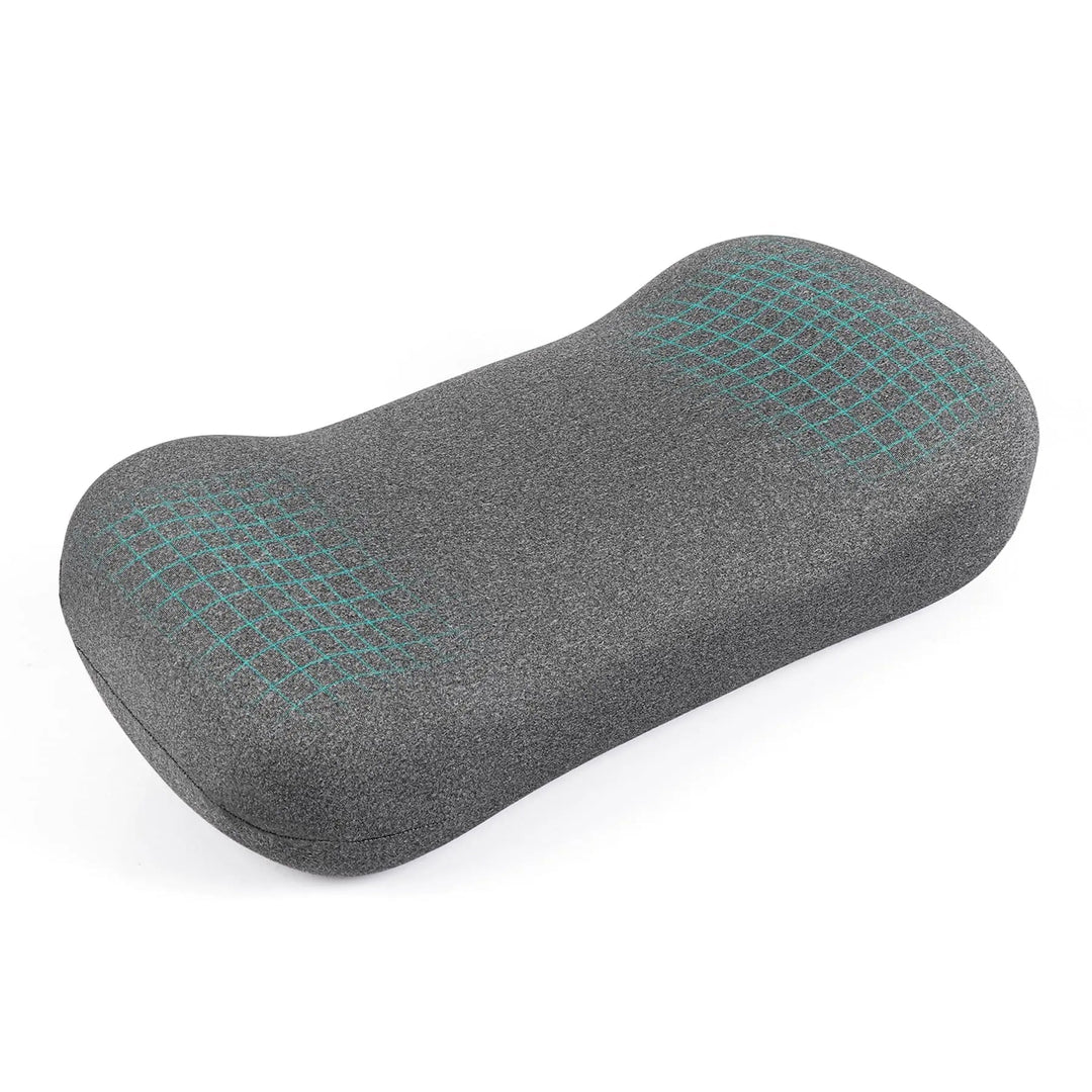 Memory Foam Travel Bolster Pillow with Two-Wing Contour | Support Anywhere You Sit | Travel Pillows