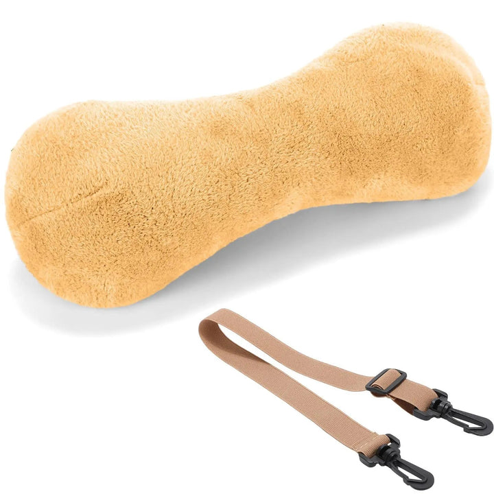 Plush Sherpa Fleece Recliner Cushion with Adjustable Strap | Soft Headrest Cushion for Recliners | Support Cushions