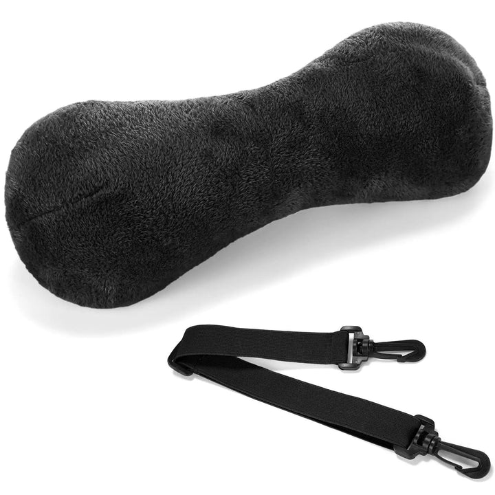 Plush Sherpa Fleece Recliner Cushion with Adjustable Strap | Soft Headrest Cushion for Recliners | Support Cushions