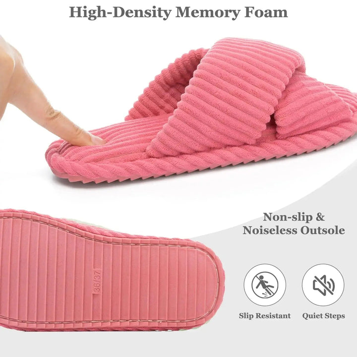 Plush Winter Moon Slippers with Cushioned Fluffy Lining | Warm Feet on Cold Floors | Slippers