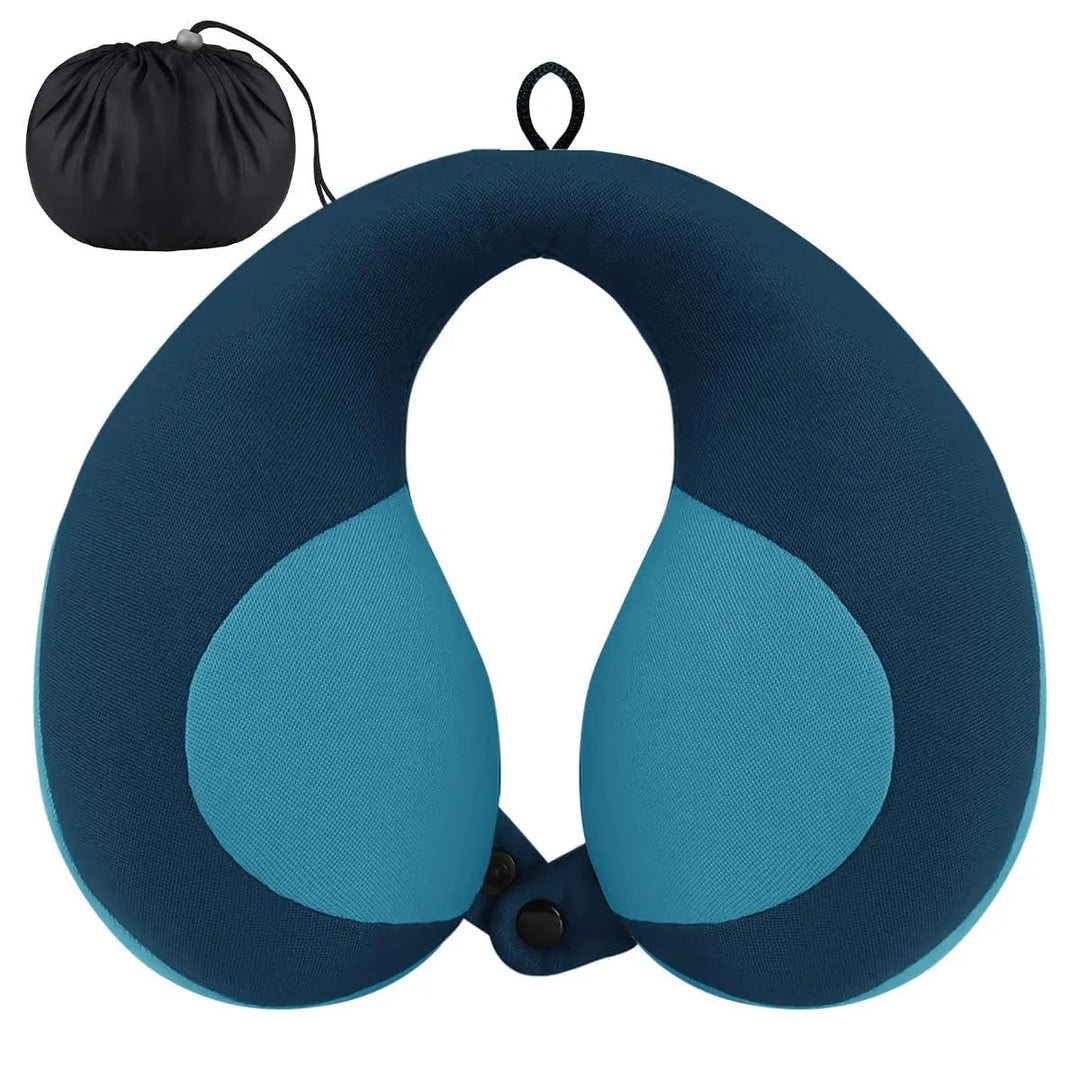 Velvety Plush U-Shaped Travel Pillow for Cars, Planes and Strollers | Strapless U-Shape Comfort on the Go | Travel Pillows
