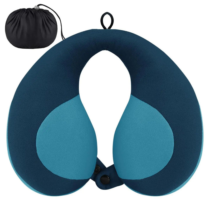 Velvety Plush U-Shaped Travel Pillow for Cars, Planes and Strollers | Strapless U-Shape Comfort on the Go | Travel Pillows