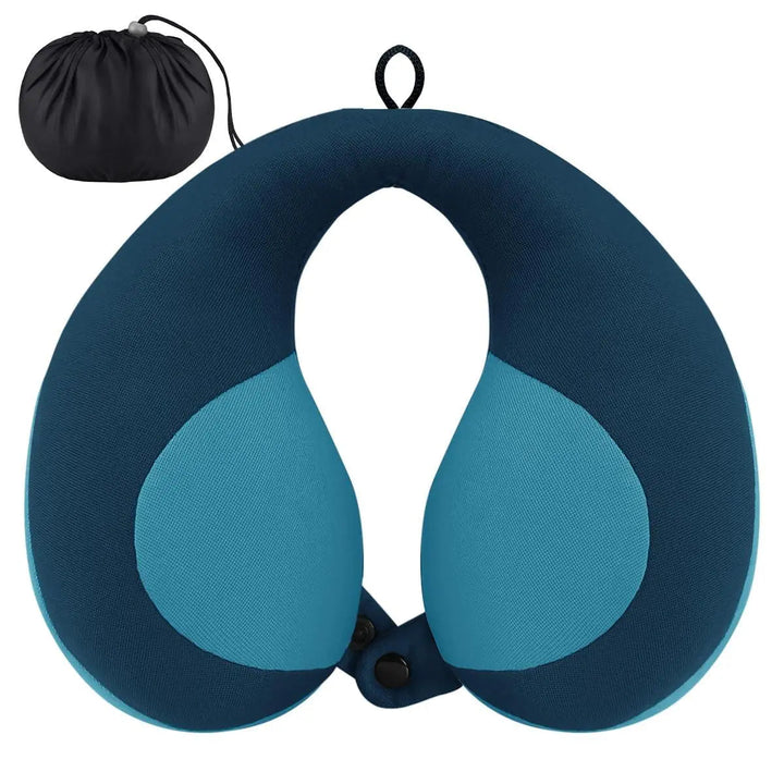 Kids Chin Support Travel Neck Pillow, Plush U-Shaped | Heads Up on Family Trips | Travel Pillows