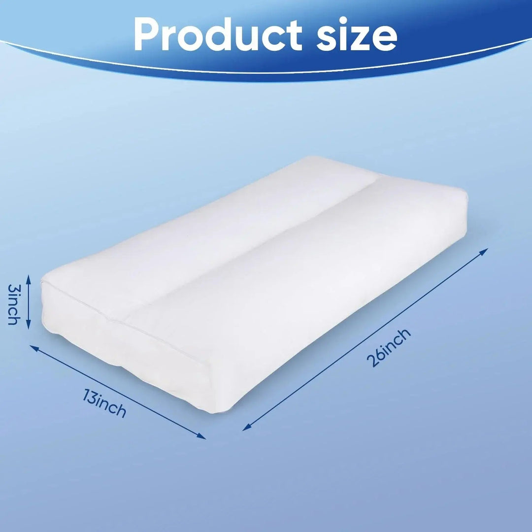 Cotton-Covered Knee Pillow with Down-Alternative Fill | Soft Leg Support for Side Sleepers | Knee Pillows