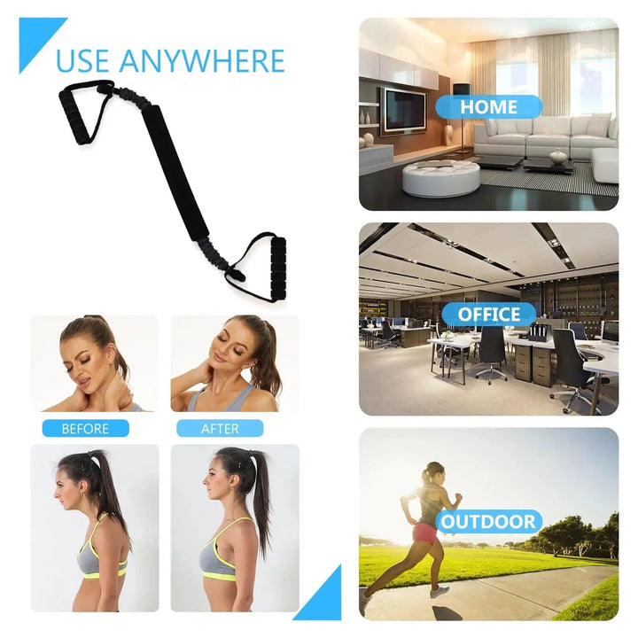 Portable Adjustable Neck Stretch Device with Reinforced Tube | Gentle Stretch for Desk Breaks | Neck Stretchers