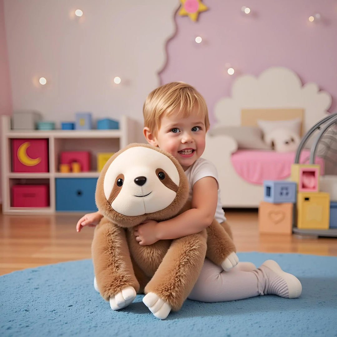 Weighted Stuffed Animal Plush, 30cm, Soft Fur Dinosaur Panda Koala and Sloth | Weighted Plush Friends in 6 Styles | Weighted Plush