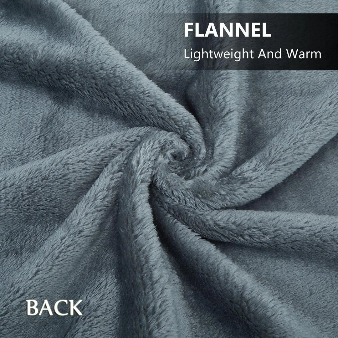 Wearable Flannel Fleece Plaid Blanket with Snap Closure, Poncho or Cape Style | Wear It or Throw It Blanket | Wearable Blankets