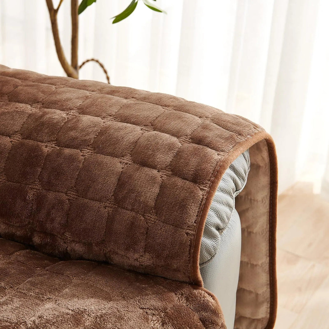 Washable Recliner Chair Slipcover with Elastic Straps for Kids and Pets | Stretch Slipcover for Recliners | Chair Covers