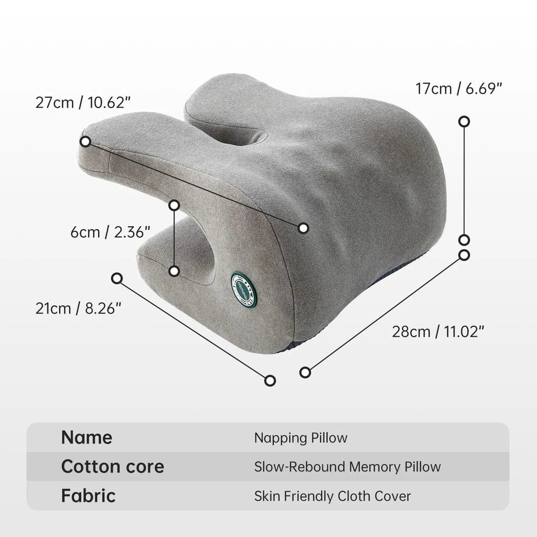 Ergonomic Memory Foam Headrest Pillow for Reading and Rest | Headrest for Not-Quite-Sleep | Reading Pillows