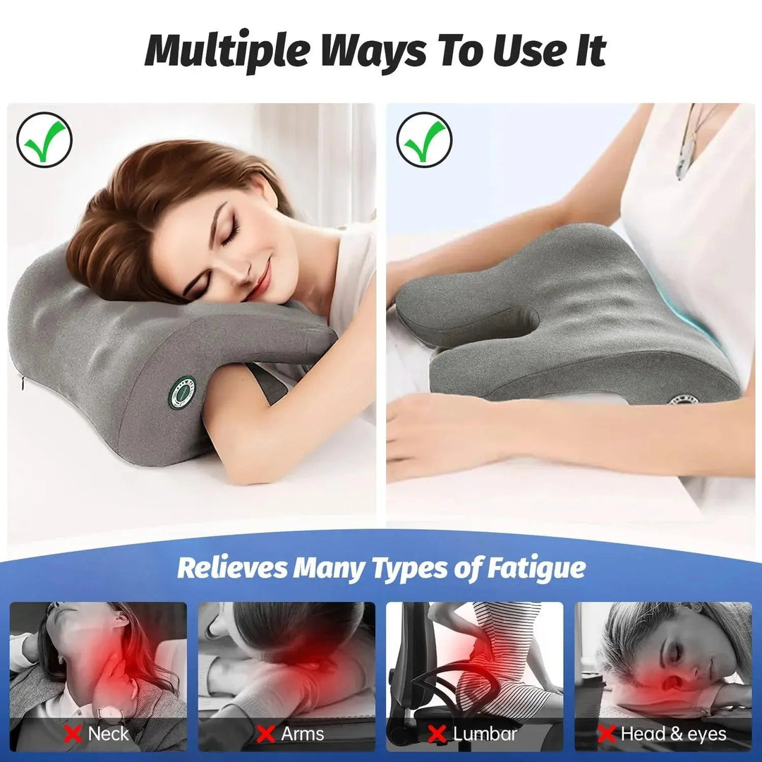 Ergonomic Memory Foam Headrest Pillow for Reading and Rest | Headrest for Not-Quite-Sleep | Reading Pillows