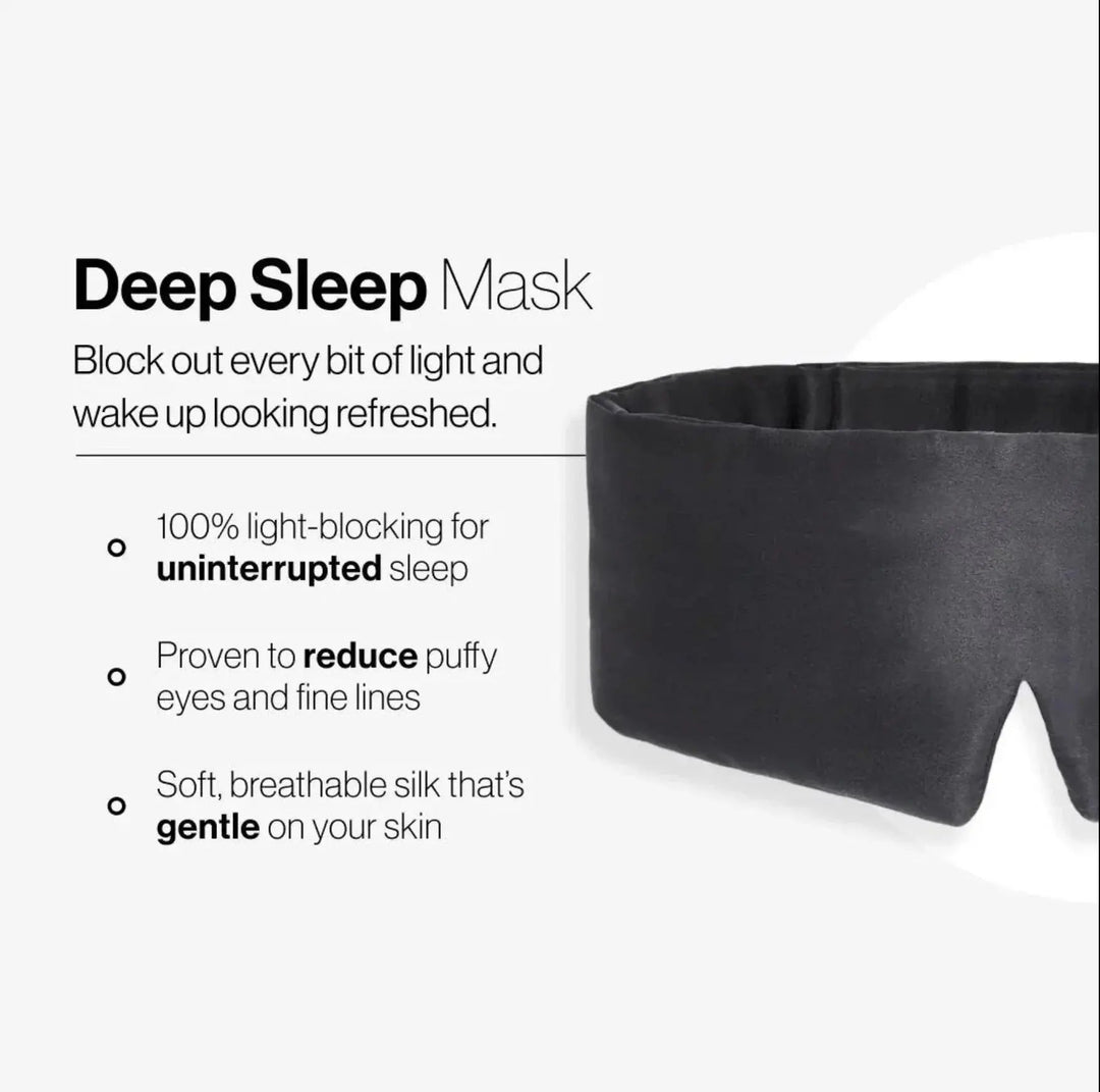Silky Sleep Mask with Adjustable Strap for Night and Travel | Total Darkness, Soft Touch | Sleep Masks
