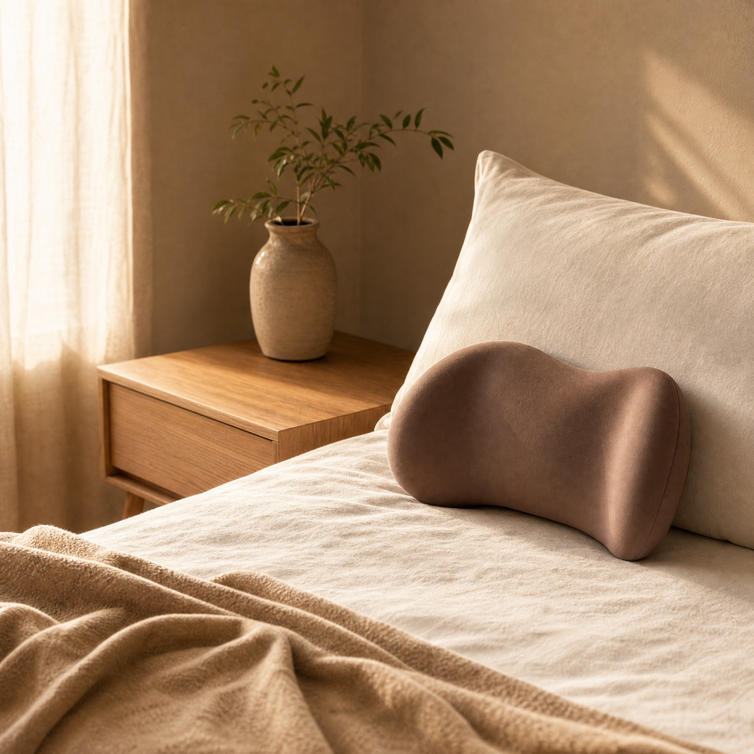 Contoured Memory Foam Lumbar Sleep Pillow for Bed and Office Chair | Fills the Gap Under Your Lower Back | Lumbar Pillows