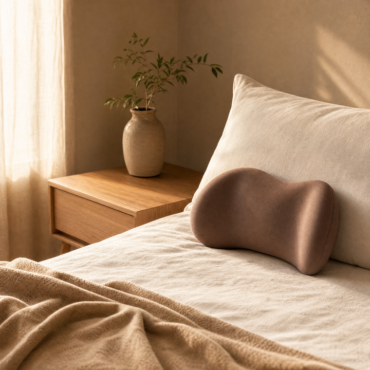 Contoured Memory Foam Lumbar Sleep Pillow for Bed and Office Chair | Fills the Gap Under Your Lower Back | Lumbar Pillows