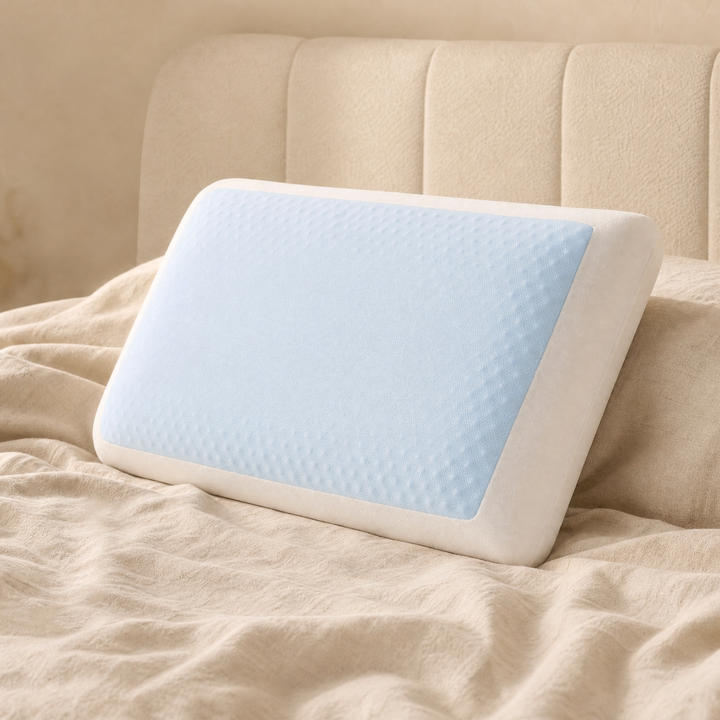 Cooling Gel Memory Foam Pillow in Standard, Queen and King Sizes | Cool Gel Meets Supportive Foam | Bed Pillows