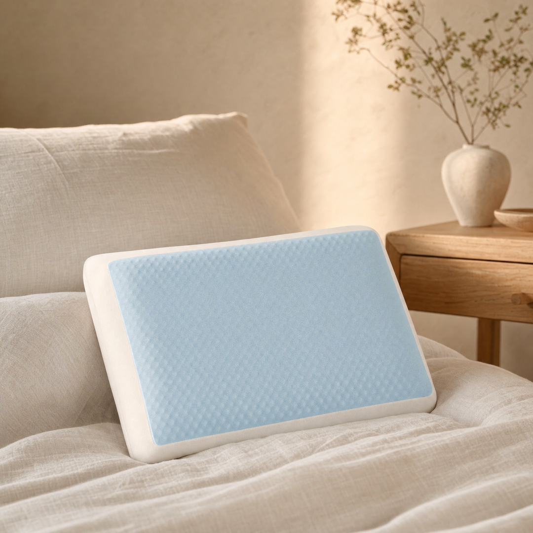 Cooling Gel Memory Foam Pillow in Standard, Queen and King Sizes | Cool Gel Meets Supportive Foam | Bed Pillows