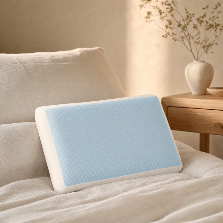 Cooling Gel Memory Foam Pillow in Standard, Queen and King Sizes | Cool Gel Meets Supportive Foam | Bed Pillows