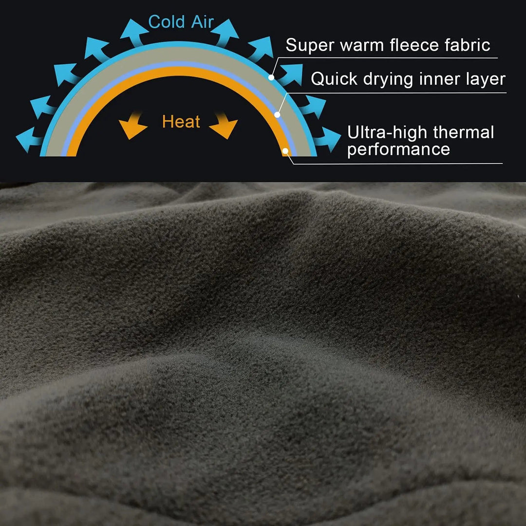 Thickened Fleece Balaclava Cycling Cap with Windproof Hooded Shape | Hood-Style Warmth for Outdoor Winter | Balaclavas