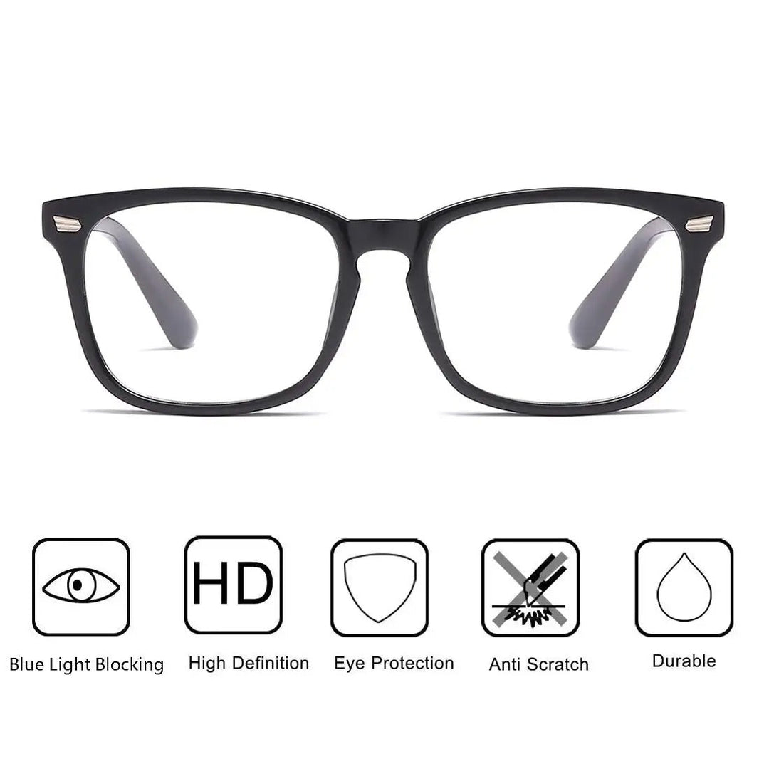 Blue Light Blocking Glasses for Screen Time in Black, Pink or Blue | Easier Eyes During Screen Time | Blue Light Glasses