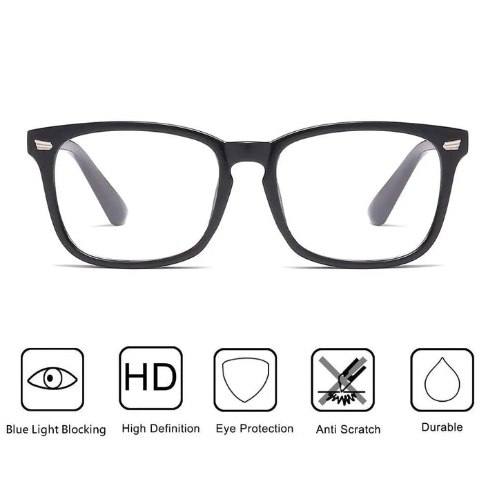 Blue Light Blocking Glasses for Screen Time in Black, Pink or Blue | Easier Eyes During Screen Time | Blue Light Glasses
