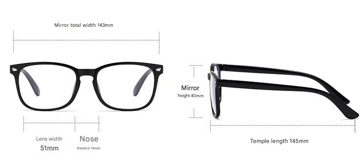 Blue Light Blocking Glasses for Screen Time in Black, Pink or Blue | Easier Eyes During Screen Time | Blue Light Glasses