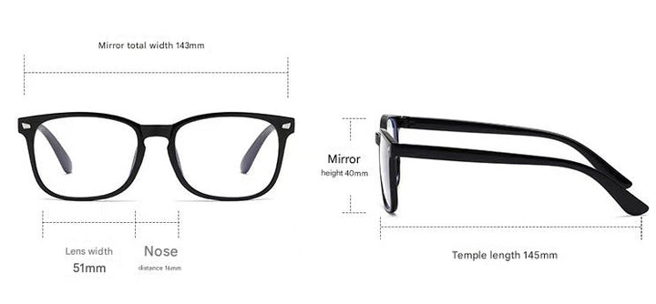 Blue Light Blocking Glasses for Screen Time in Black, Pink or Blue | Easier Eyes During Screen Time | Blue Light Glasses