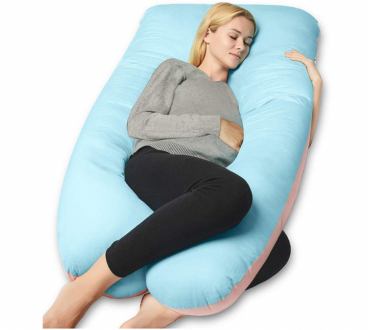 U-Shaped Full Body Pillow for Side Sleepers and Pregnancy with Washable Cover | Wrap-Around Body Pillow Support | Body Pillows