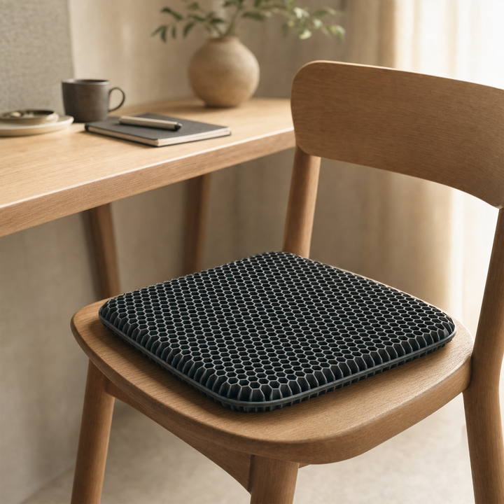 Honeycomb Gel Seat Cushion for Desk, Car and Home Seating | Cooler Honeycomb Seat Support | Seat Cushions