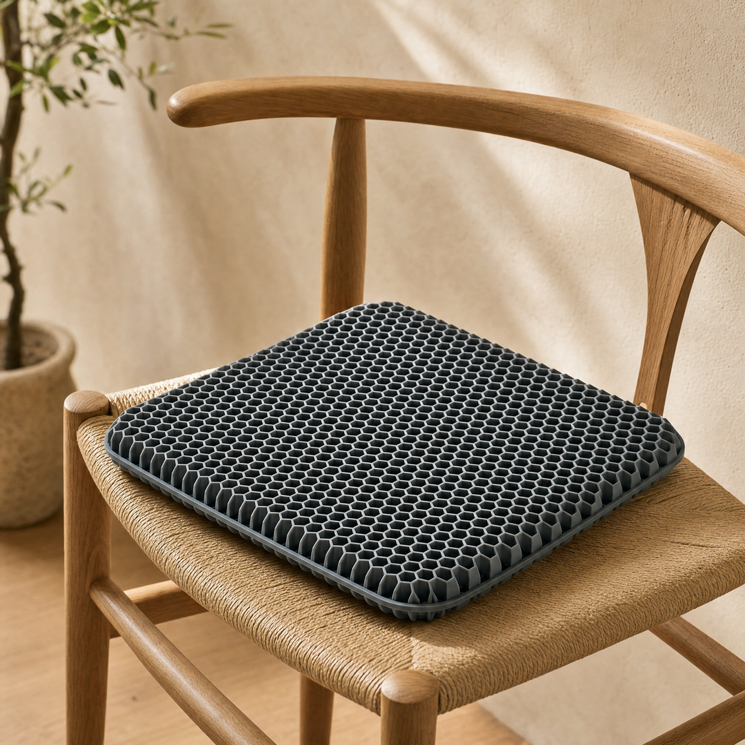 Honeycomb Gel Seat Cushion for Desk, Car and Home Seating | Cooler Honeycomb Seat Support | Seat Cushions