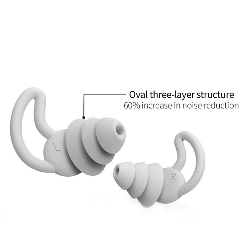 Soft Reusable Sleep Earplugs for Noise Reduction | Quieter Nights, Softer Fit | Sleep Earplugs