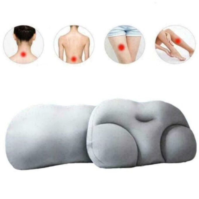 Comfort Cloud Microbead Pillow for Side and Back Sleepers, 40 x 26 x 8 cm | Cool, Conforming Microbead Pillow | Bed Pillows