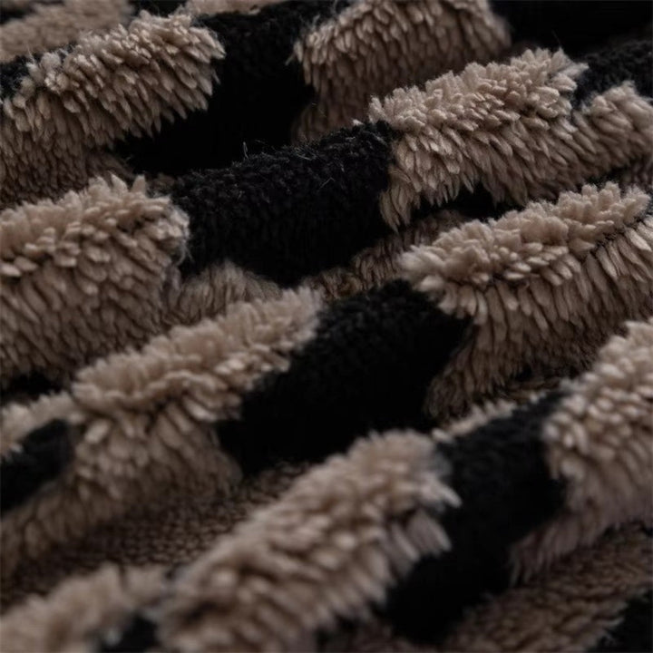 Plush Houndstooth Non-Slip Sofa Cover, 71in Wide in Many Lengths | Houndstooth Grip for Your Sofa | Sofa Covers