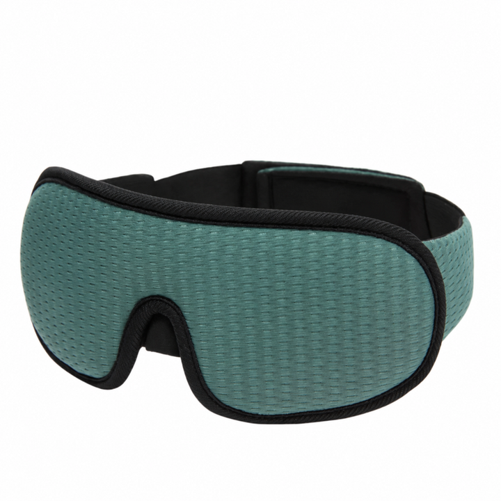 3D Contoured Blackout Sleep Mask with Zero-Pressure Eye Cups | Total Darkness With Room to Blink | Sleep Masks