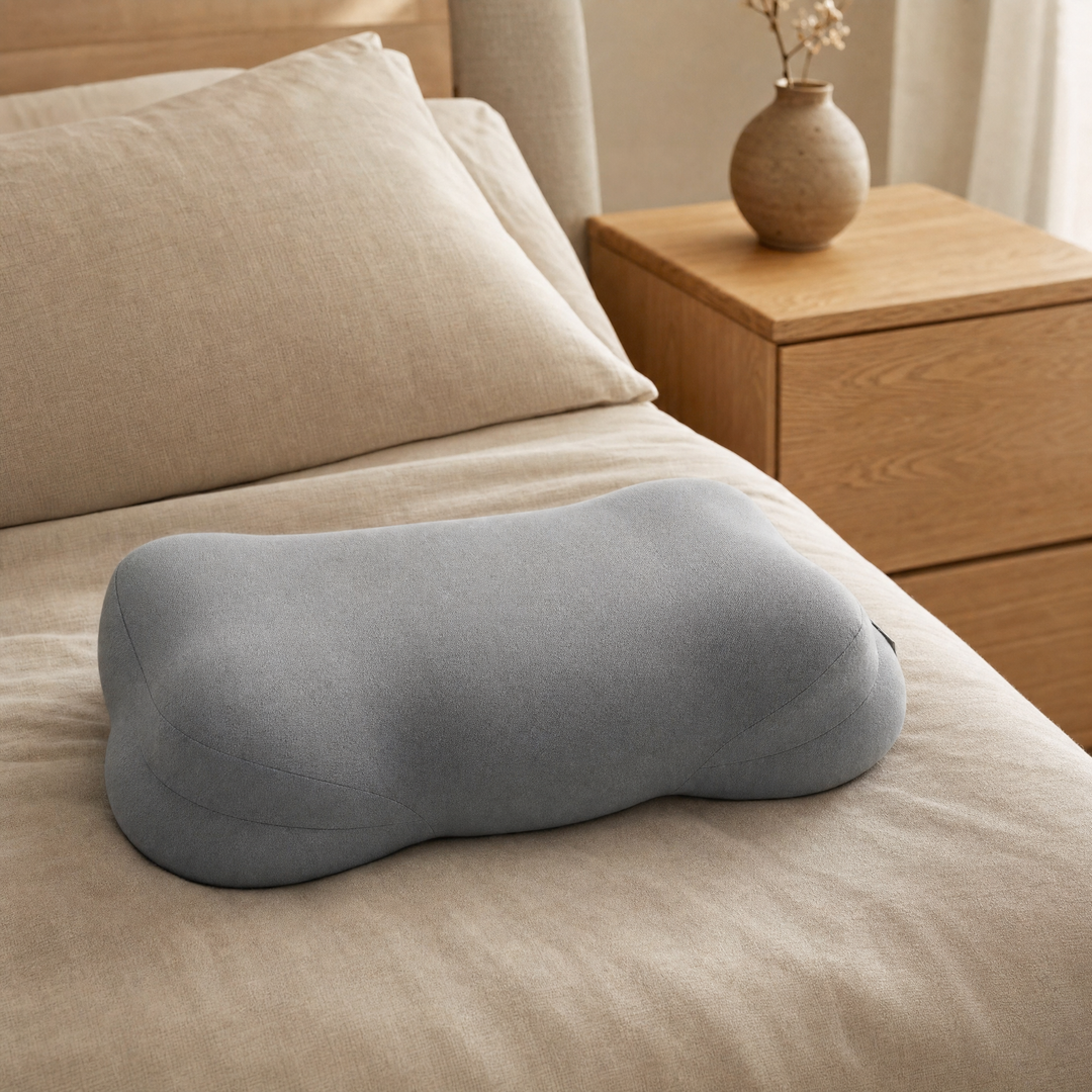 Butterfly Shape Cervical Memory Foam Pillow for Side and Back Sleepers | Not Too Flat, Not Too Firm | Bed Pillows