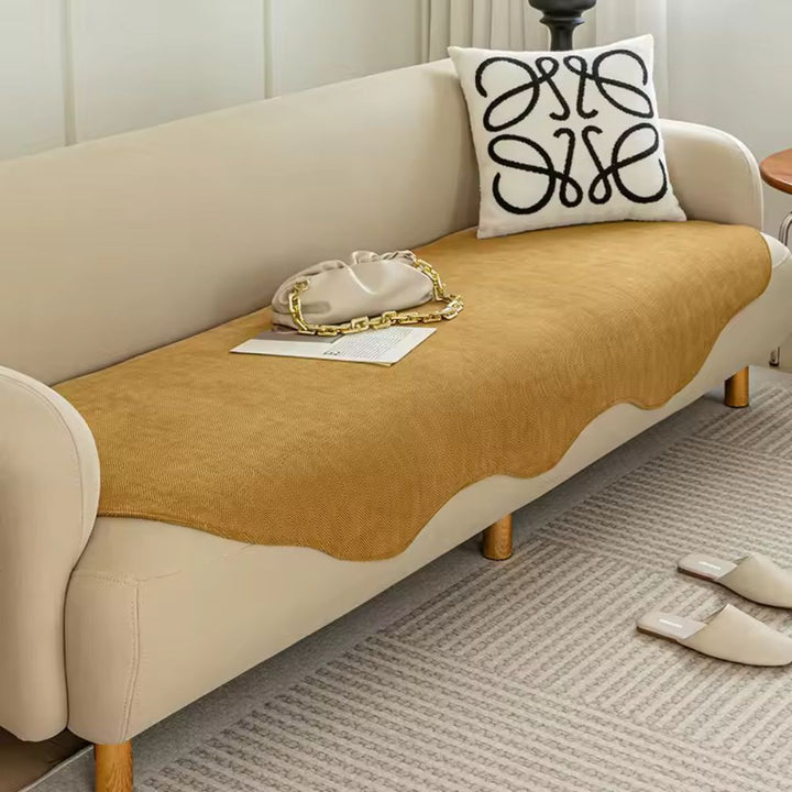 Quilted Contour Fit Non Slip Sofa Cover, 500 GSM Plush Microfiber | Thick Quilted Cover in 14 Sizes | Sofa Covers