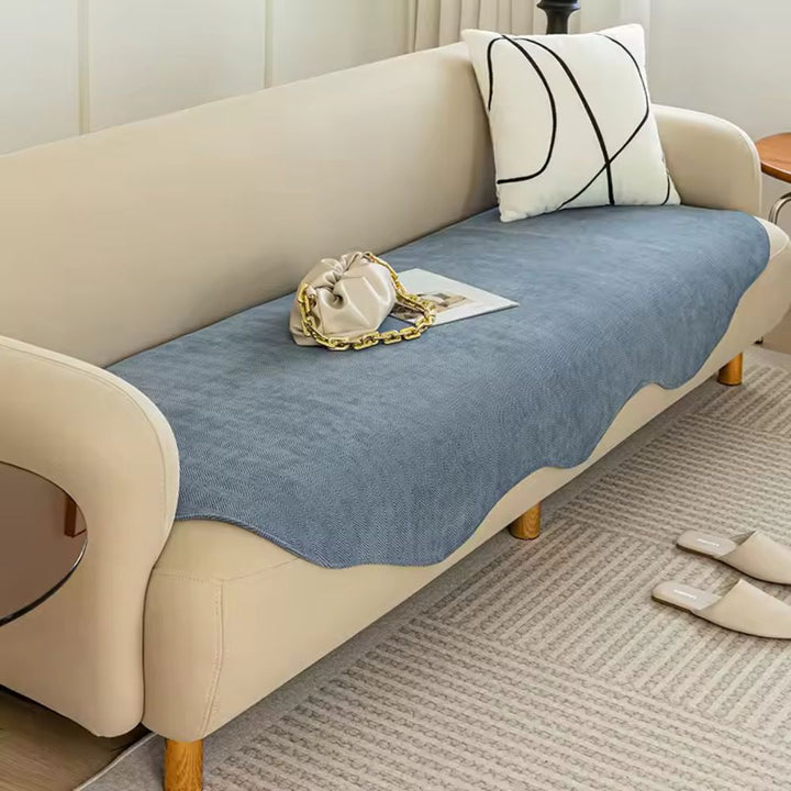 Quilted Contour Fit Non Slip Sofa Cover, 500 GSM Plush Microfiber | Thick Quilted Cover in 14 Sizes | Sofa Covers