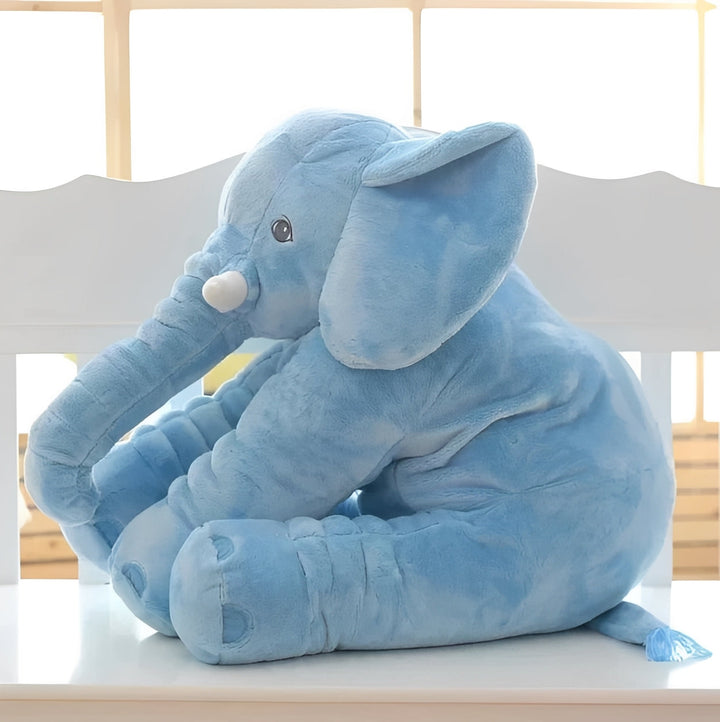 Cozy Elephant | Infant Cuddle Pillow with Supportive Backrest | Plush Comfort for Sleep and Play