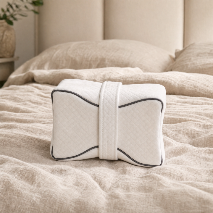 Contoured Memory Foam Knee Pillow That Separates the Knees | Aligned Hips, Calmer Lower Back | Knee Pillows