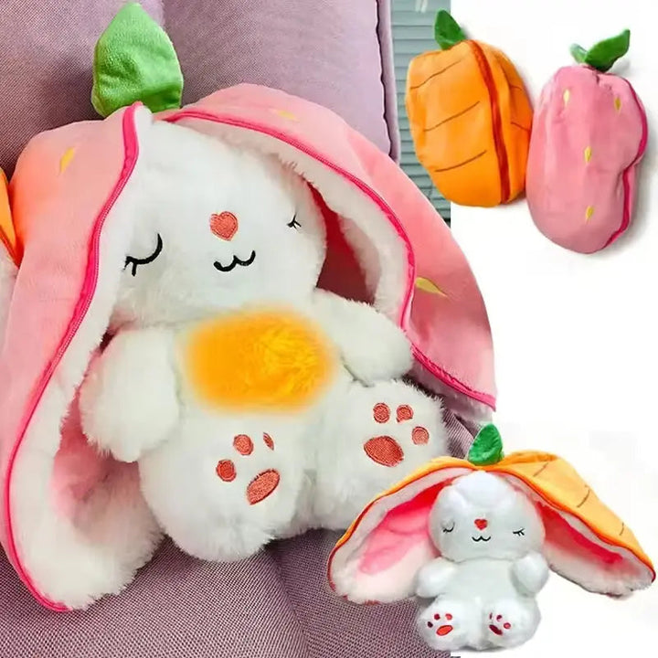 Luminous Bunny Plush Music Doll with Soft Motion Lights, 12 Inch | Glowing Musical Bunny for Bedtime | Plush Toys