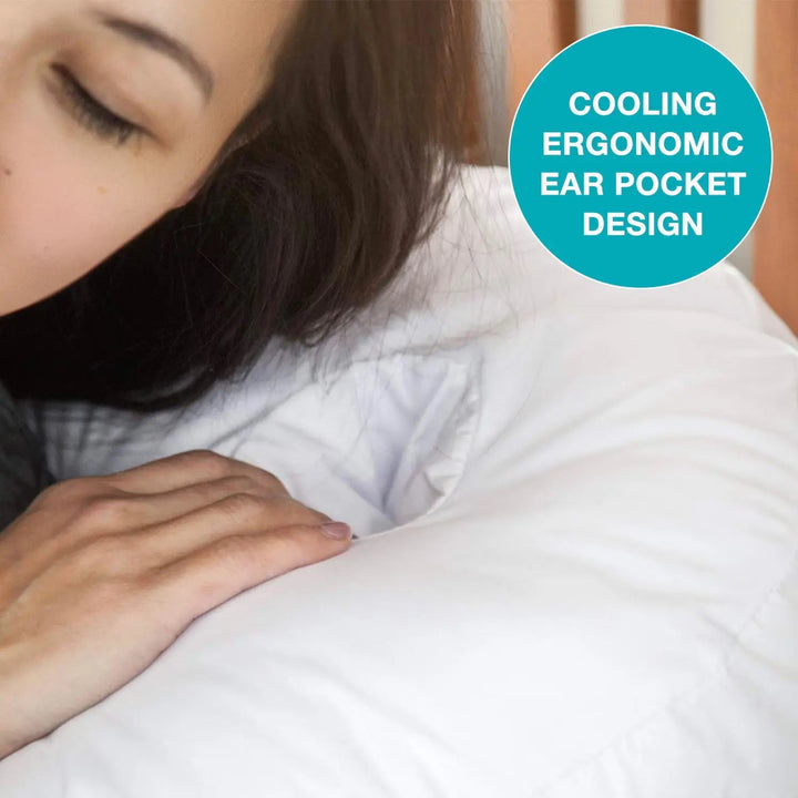 U-Shape Contour Pillow for Side Sleeping Comfort | Contoured Cradle for Side Sleepers | Bed Pillows