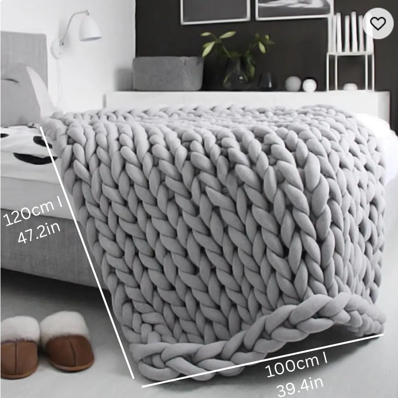 Padded Cotton Sleep Blanket with Gentle Calming Weight | Gentle Weight for Calm Evenings | Weighted Blankets