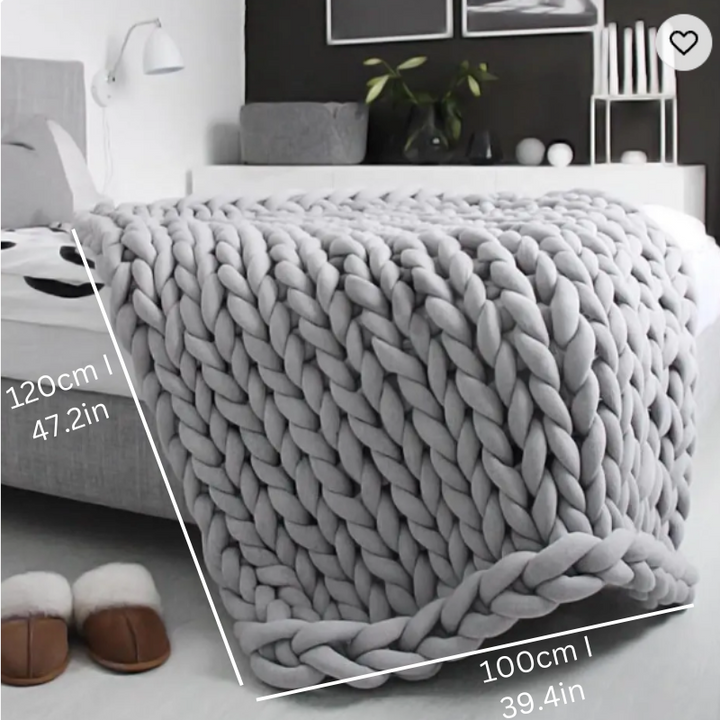 Padded Cotton Sleep Blanket with Gentle Calming Weight | Gentle Weight for Calm Evenings | Weighted Blankets