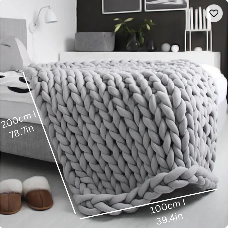 Padded Cotton Sleep Blanket with Gentle Calming Weight | Gentle Weight for Calm Evenings | Weighted Blankets