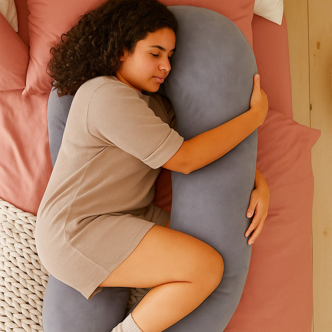 U-Shaped Full Body Pillow for Side Sleepers and Pregnancy with Washable Cover | Wrap-Around Body Pillow Support | Body Pillows
