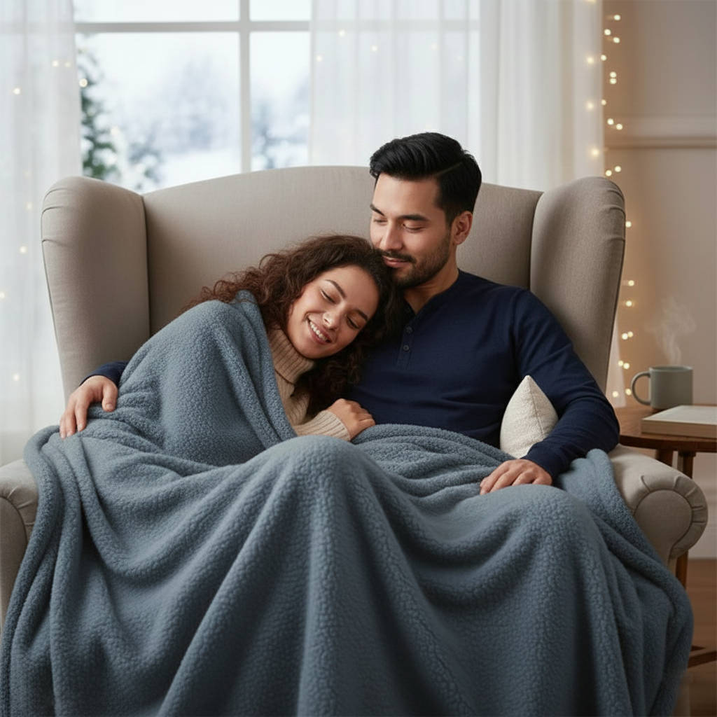Fast-Drying Waterproof Protective Blanket for Bed and Couch, Non-Plastic Feel | Waterproof Blanket That Dries in Hours | Waterproof Blankets