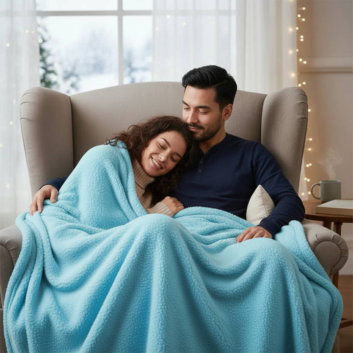 Fast-Drying Waterproof Protective Blanket for Bed and Couch, Non-Plastic Feel | Waterproof Blanket That Dries in Hours | Waterproof Blankets